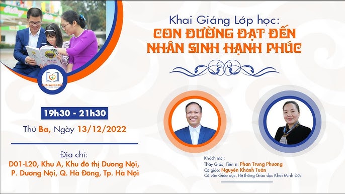 Lớp Học Con Đường Đạt Đến Nhân Sinh Hạnh Phúc (Online) (Miền Bắc)