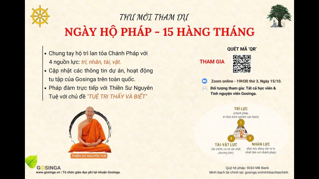 Ngày Hộ Pháp - 15 Hàng Tháng (Online)